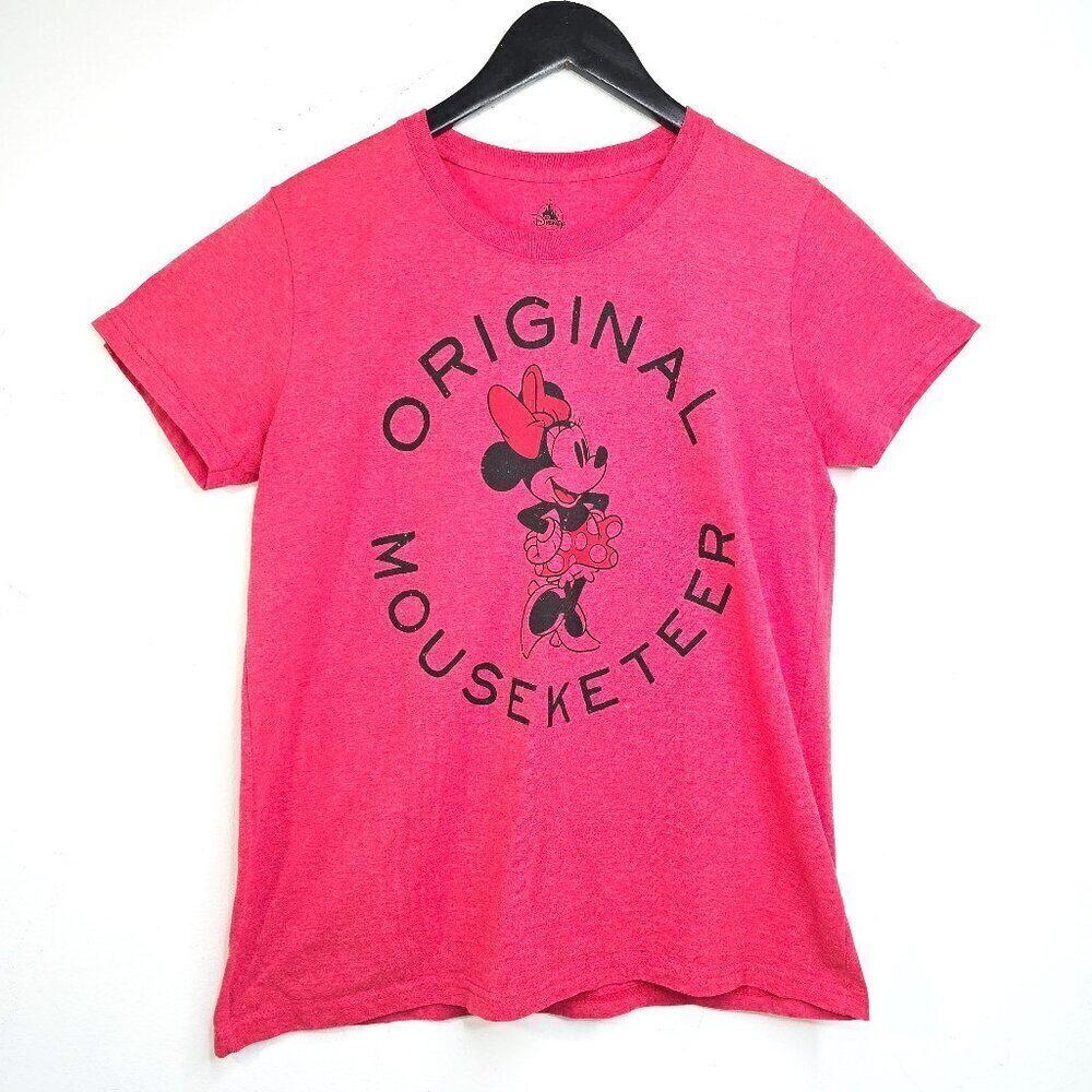 Disney Minnie Mouse Red Wsahed Original Mouskeeter Shirt